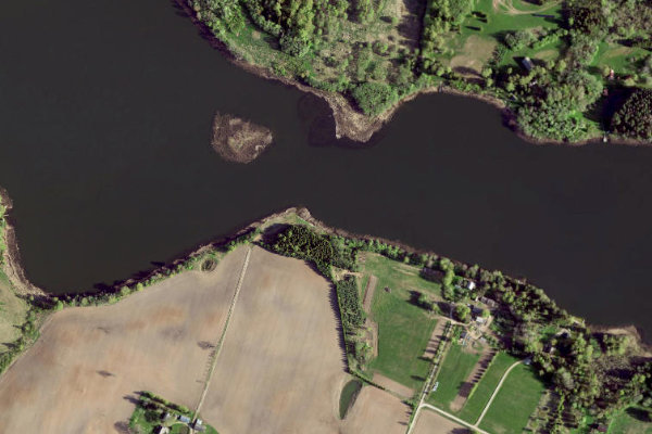 Imagem de satélite da zona de Lõõdla järv