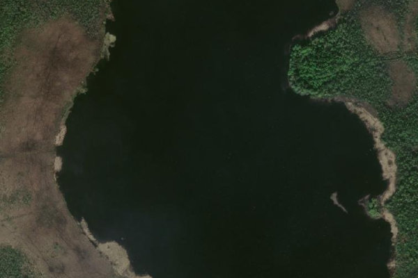 Imagem de satélite da zona de Tauns
