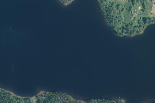 Imagem de satélite da zona de Ižuņa