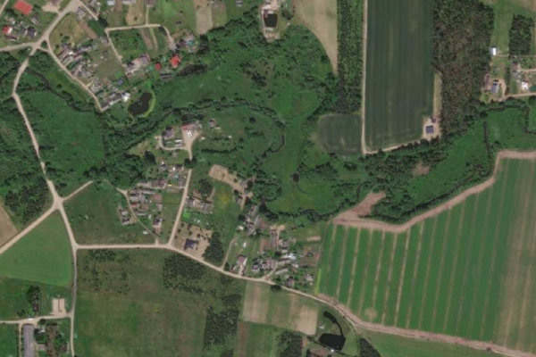 Imagem de satélite da zona de Kena
