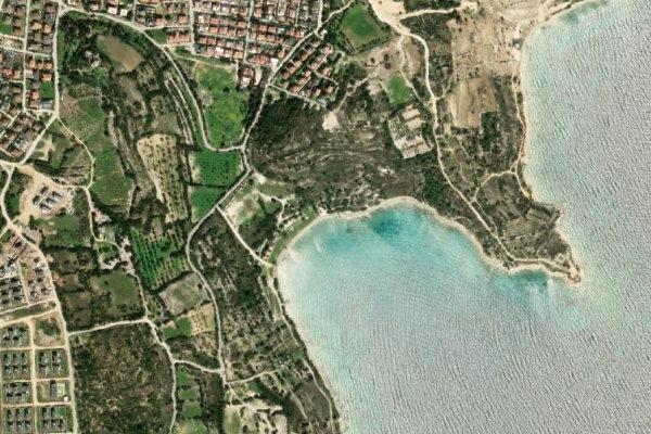 Imagem de satélite da zona de Sera