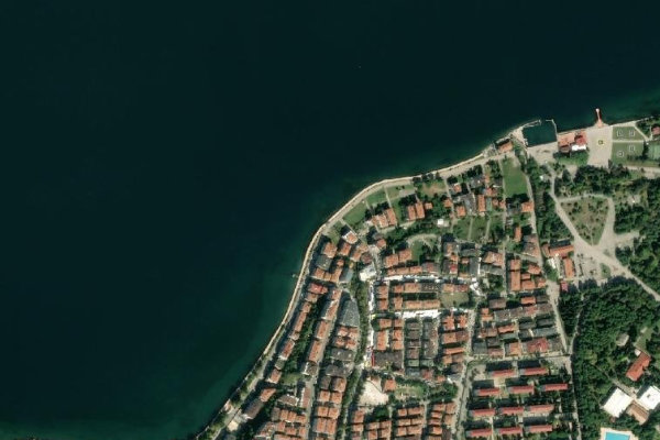 Imagem de satélite da zona de Adalı Dere