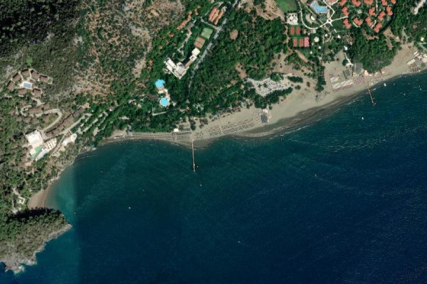 Imagem de satélite da zona de S.A.R.C.E.D.