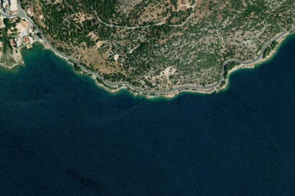 Imagem de satélite da zona de Ákra Gorítsa