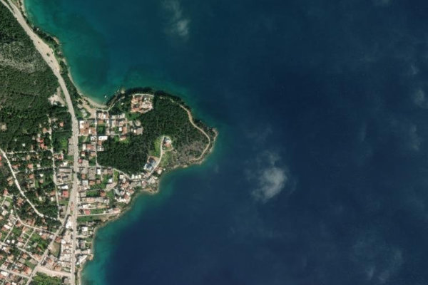 Imagem de satélite da zona de Ákra Kechriés