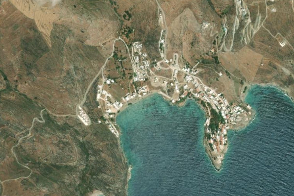 Imagem de satélite da zona de Kanala