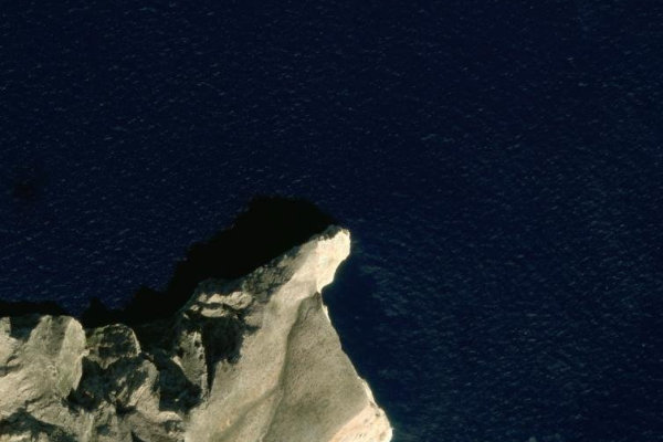 Imagem de satélite da zona de Ákra Mális