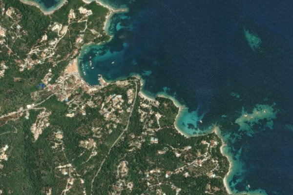 Imagem de satélite da zona de Levrechió