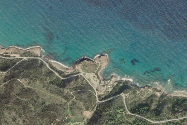 Imagem de satélite da zona de Lido Cyprus
